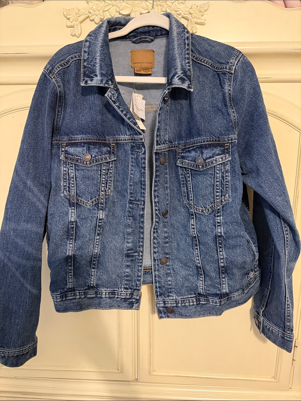 American Eagle Blue Denim Jacket NWT X-Large